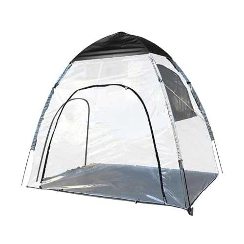 Outdoor Weather Shelter | Transparent Event Tent | Clear Camping Shelter, Instant Tent Shelter, Weatherproof Sports Pod, PVC Clear Soccer Tent, Rain Protection Tent Perfect Use for Outdoor Camping