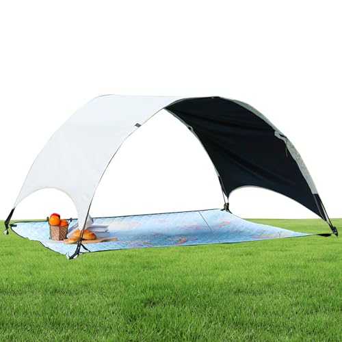 Beach Shade Tent, Beach Sun Home, Camping Sun Tents for Camping Sun Tent with UV Protection, UPF 50+ Protection Outdoor for Camping Picnic, Portable Canopy Sun Shield
