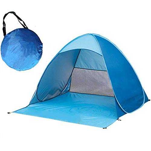 Instant Pop Up Portable Beach Tent Sun Bathing Camping Pop Up Tent Sun Bathing Blue Pop Up Relaxing Tent