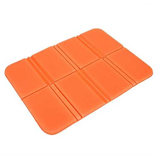 VGEBY Folding Mat Foam Camping Mat Seat Waterproof Chair Mat Outdoor Picnic Mat Garden Beach Mat (Color : Orange)