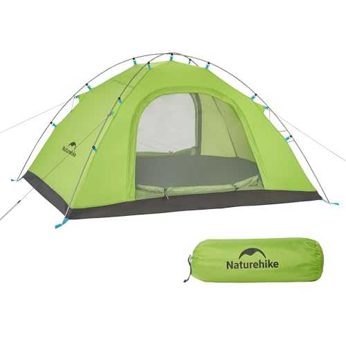 Naturehike P-series Camping Tent 2 Persons in 4 Seasons, Ultralight Tents Backpacking Tents backpacking Tents, Anti-UV Family Tents for Outdoor Activities