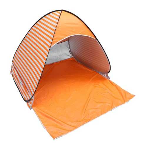 TOGEVAL 1 Set of Automatic Instant Camping Tent Striped Pattern Lightweight Shelter for Easy Setup Ideal for Outdoor Adventures and Family Camping Trips