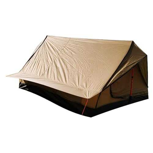 Camping Tent | Climbing Rodless Shelter,Weatherproof Lightweight 1-2 Person Tent for Backpacking Survival Outdoor Adventures