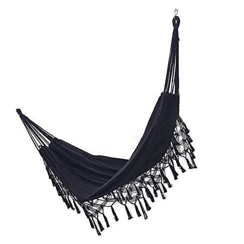 KRXSOBNV, Outdoor Boho for 2 People, Load Capacity up to 204 kg, Portable with Carry Bag for Patio Garden Yard,Hammock