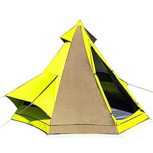 Camping Tent,Tent 2-3Person Adult Pyramid Camping Tents, 3-Season Seam Sealed No Pole Ultralight Breathable Family Tent for Glamping Hiking Accessorie