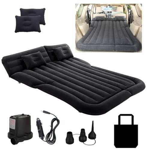 SUV Universal Inflatable Air Mattress Large Size Car Travel Mattress Camping Bed 175x135CM Truck Bed Mattress, Portable Sleeping Pad