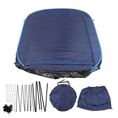 Spacious Cool Ventilated Portable Truck Tent Camping Canopy Awning with Rainproof Cover Storage Bag, for 3-4 People