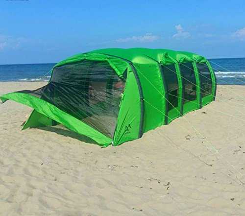 Waterproof 15-25 Person Family Camping Yard Lawn Beach Tunnel Tent HUGE NEW (Model: 30x13x7ft. (20-25 person))