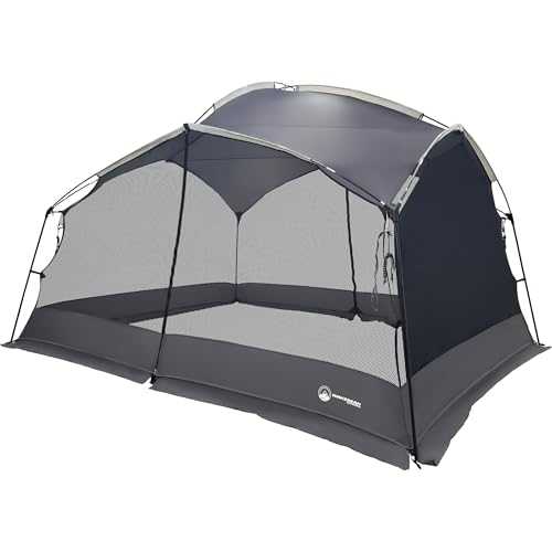 Screened-in Outdoor Canopy Tent – Pop Up Shelter with Mosquito and UV Protection for Camping or Backyard – Screen House by Wakeman Outdoors