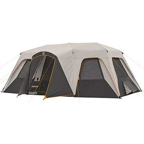 Bushnell Instant Tent | 6 Person / 9 Person / 12 Person Shield Series Instant Tents Cabin Design Perfect for 3 Season Family Camping, Hunting, and Fishing with Fast Setup