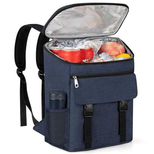 OCKLILY Backpack Cooler, Soft Cooler Backpack Insulated Leak Proof, 30 Cans Travel Cooler Bag for Picnic, Camping, Beach, Hiking, BBQ, & Lunch - Sandproof, Water-Resistant