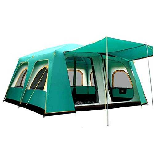 SMSOM Camping Tents, 16 Person fast Set Up Camping Tent, Waterproof Tent with Top Rainfly, Instant Cabin Tent, Advanced Venting Design