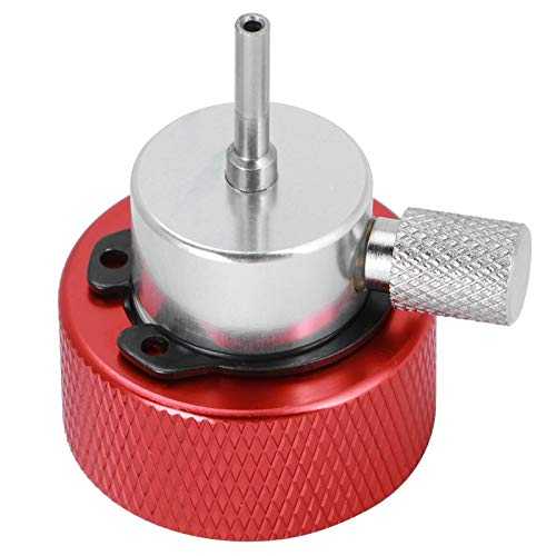 Dilwe Propane Refill Adapter Gas Charging Adapter Metal Material Corrosion Resistance Outdoor Camping Hiking