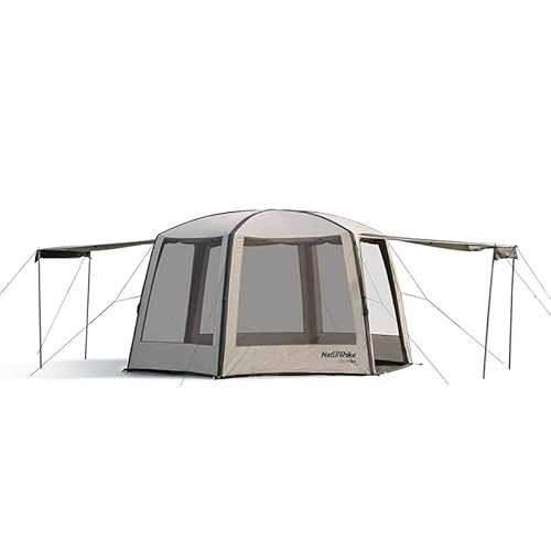 Naturehike Inflatable Tent Air Shelter Camping Gazebo Event Shelter 6-10 Man Tent Mesh Door+PVC Door Garden Parties and Outdoor Events, Camping Equipment