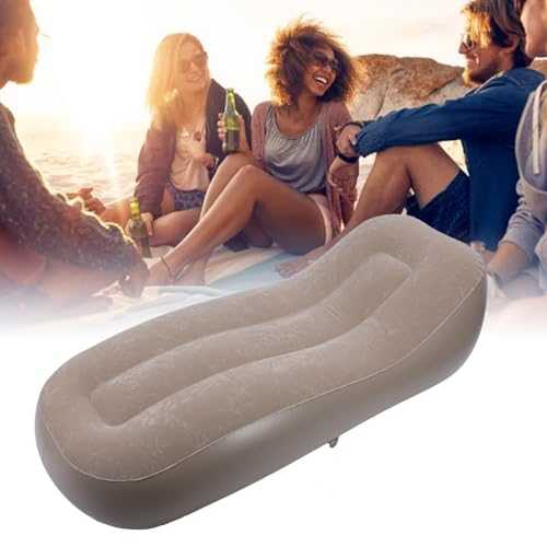 Ejoyous Inflatable Lounger, Self Inflatable Couch Ultra Wide Portable Air Lounger with Built in Pump for Home Outdoor Camping Hiking Beach
