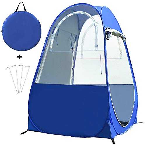 YSYDE Sports Pop Up Tent, Single Person Portable Outdoor Fishing Weather Shade Pods Shelter, with Storage Bag for Camping Biking Toilet Beach Changing