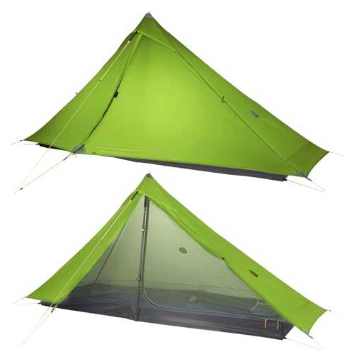 MIER Ultralight Tent 3-Season Backpacking Tent for 1-Person or 2-Person Camping, Trekking, Kayaking, Climbing, Hiking, (exclude Alpenstock)