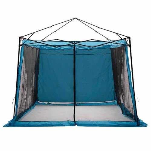 Gecheer Tent with Roof Other with Air Vent Adjustable Blue and Black 303 x 303 cm Camping Tent Model42001173