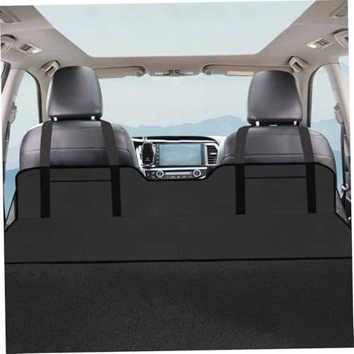 Car Bed Backseat 50x16 In Car Back Seat Extender Flannel 4-Fold Non Inflatable Car Sleeping Bed Backseat with Storage Bag Portable Soft for Truck, Fishing, Camping(Black)