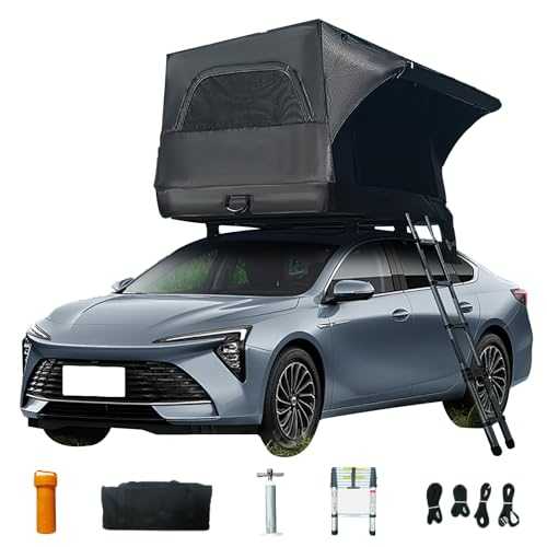 Inflatable Tent for Camping, Waterproof Car Rooftop Tent Lightweight Portable for Van, Jeep, SUV, Truck, Easy Setup