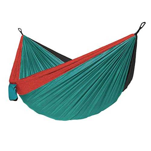 Portable Hammock,Hammock Double & Single Lightweight Nylon Parachute for Patio Backyard for Backpacking Beach Swing