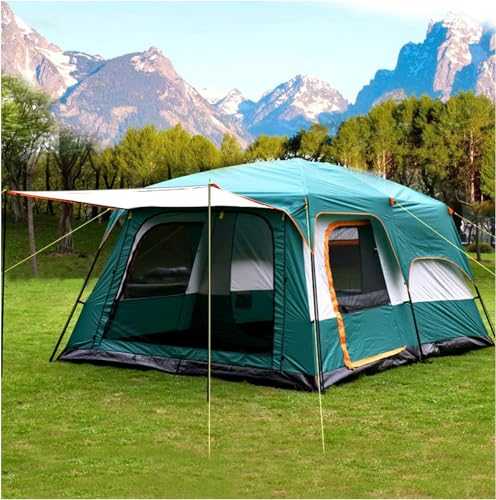 Large Family Camping Tent for 5 8 Persons Spacious and Airy Tunnel Tent Stable & Lightweight Design Ideal for Hiking and Camping Adventures