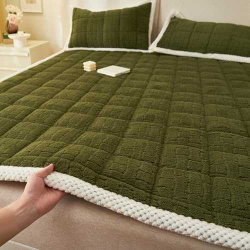 Japanese Floor Mattress Full Size Portable Thick Roll Up Mattress for Camping Dormitory Bedroom Tent Dark Green