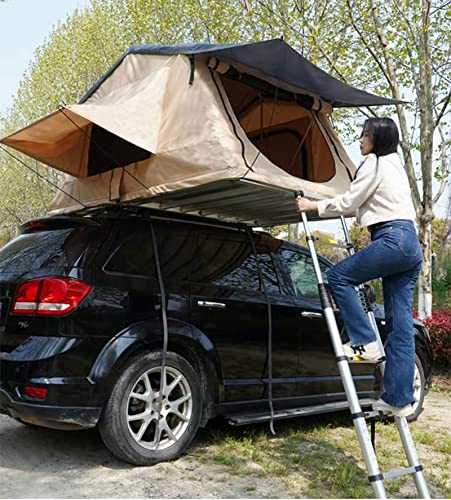 Roof Tent, Outdoor Camping Quick-opening Folding Tent, Hard Shell Roof Top Tent Camper For Car Roof Top Tent Rooftop Tent