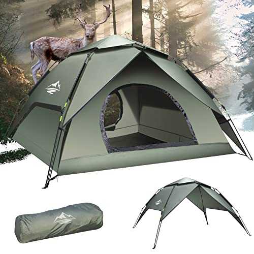 Mimajor Camping Tent 2-3 Man Tent Instant Pop Up Instant Pop Up Tents for Camping,Camping Tent 2-3 Man Tent