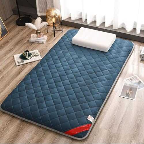 Japanese Style Foldable Roll Up Futon Mattress for Floor Sleeping Double Single Size Camping Mattress (1.2 * 2.0m)