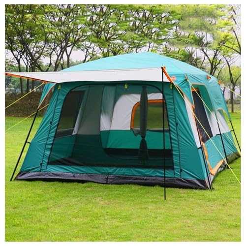 MNBVH Camping Pod 5 To 8 People Sun Protection,Spacious Camping Tents Light And Practical Family Tent With Living Area For Family Camping,Hiking Party