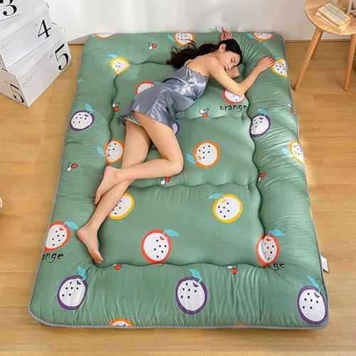 Japanese Style Upgraded Thick Folding Futon Mattress for Floor Sleeping Pad Portable Roll Up Camping Mattress for Guest Bed Sofa Car dorm