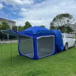 Car Tailgate Tent – Waterproof Camping Awning with Screen for SUVs and Vans – Sun Protection and Easy Setup for Outdoor Adventures