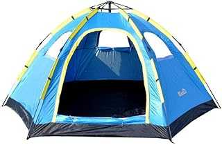 Camping Equipment 5-8 People Automatic Hexagonal Tent Rainproof Outdoor Camping Tent Single Layer Speed Opening Outdoor Play Tent Household faucets
