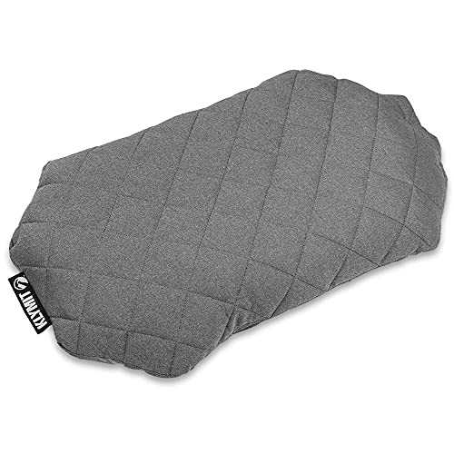 Klymit Luxe Pillow, Gray, 1 Count (Pack of 1)