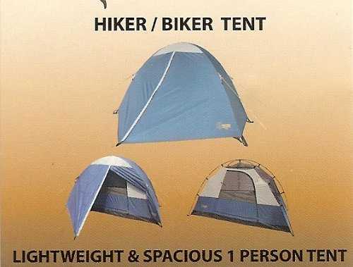 Large 1 Person HIKER / BIKER 3 Season Tent
