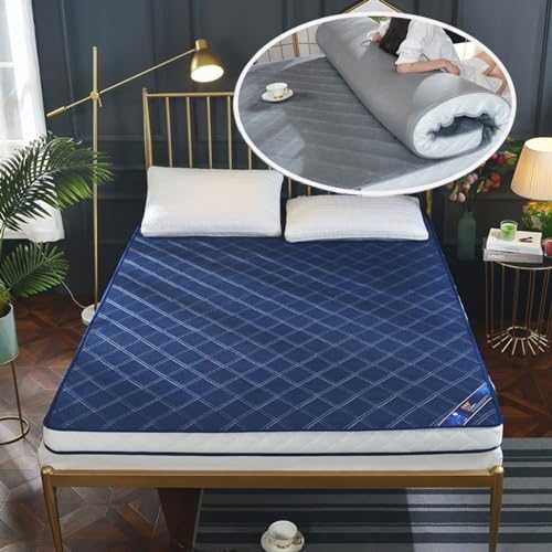 Folding Mattress Portable Tatami Bed Pads Futon Sleeping Toppers Memory Foam Roll Up Non-slip for Guest Bed Mats for Camping (Size : 1.2 * 2m, Color : 6cm)