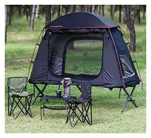 Generic Off The Ground Camping Sleeping Bed Tent Cot, 2 Person, 3 Season, Cabin Style, Waterproof, UPF 50, 200*75*110cm, For Camping, Parties, Events, Outdoor Activities