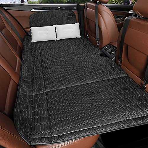 Car Bed Non Air Mattress For SUV, Truck And Minivan, Car Folding Bed, Car Camping Mattress Back Seat, Can Have Rest On Travel (Color : Black, Size : 140x92cm)