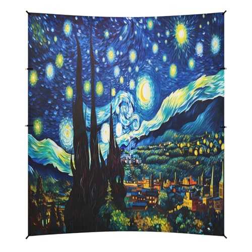 Camping Sun Shelters Starry Night Beach Canopy 126 * 110.2in