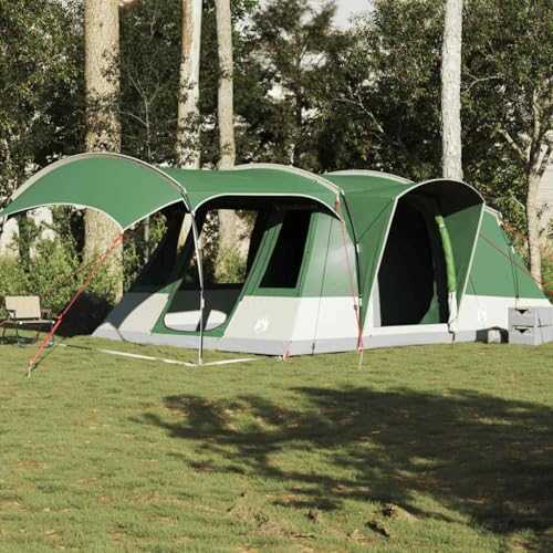 Home Garden,Camping Tent Tunnel 5-Person Green Waterproof