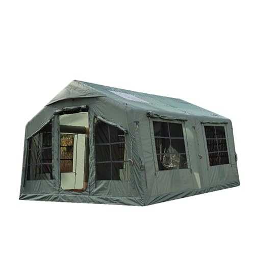 Inflatable camping tent oxford cloth waterproof