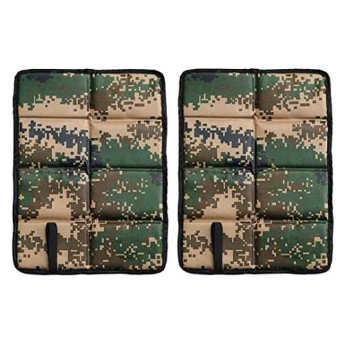 Picnic Folding Mat Insulated Foam Camping Seat Pad Waterproof Seat Cushion Camouflage 2PCS,Picnic Folding Mat