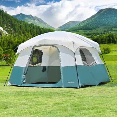 Tents for Family Camping, Hiking and Backpacking-4 Person/ 6 Person / 8 Person/10 Person Dome Camp Tents with Included Tent Gear Loft for Outdoor Accessories