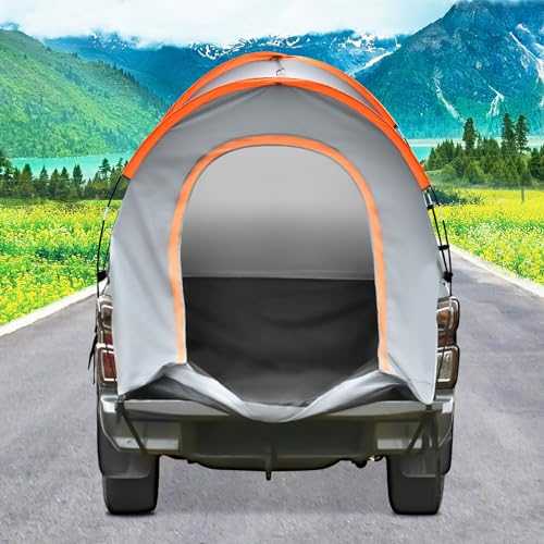 2 Person Bed Truck Tent Top Camping Waterproof Roof Car For Fullsize Pickup Popup Enclosed Dome Oxford Cloth Tents Outdoor Coating Comfortable And Spacious Tent Compact Full Size Regular Long Bed