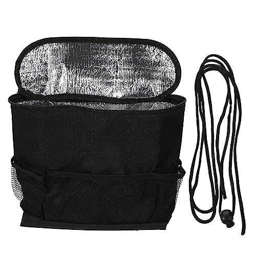 Anneome 2 Pcs Car Ice Bag Insulated Cooler Bag Picnic Cool Bag Lunch Cooler Backpack Bag with Cooler Compartment Small Cooler Lunch Bag Backpack Leakproof Car Basket Foldable Oxford Cloth