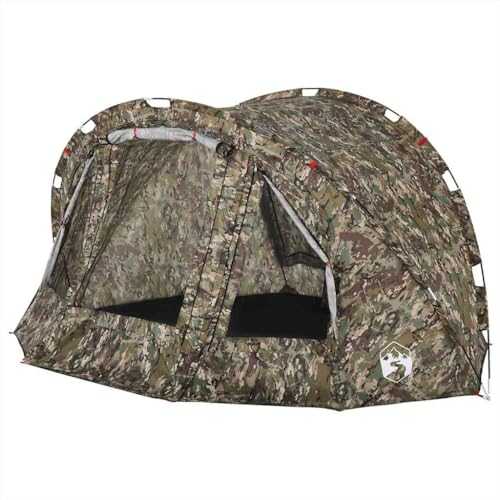 Fishing Tent 4-Person Lightweight Tent Camping Tent Olive Waterproof vidaXL