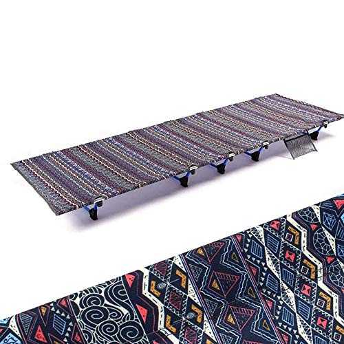 Collapsible Portable Compact Camping Cots Folding Tent Cot Bed for Indoor or Outdoor Use Bearing Weight 150kg