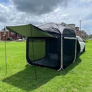 Pop Up Car Rear Tent for Family Camping, Waterproof SUV and Hatchback Shelter, Easy Setup Vehicle Awning for Outdoor Adventures