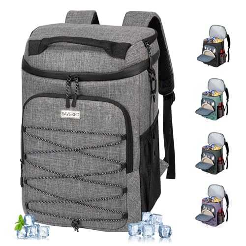 Backpack Coolers Insulated Leak Proof 30 Cans,Waterproof Insulated Backpack Cooler for Men and Women,Portable Lightweight Ice Chest Backpack Lunch Box Cooler for Beach Picnic Hiking